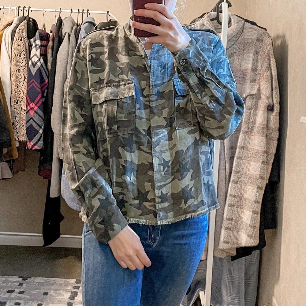 Rails Hendrick Star Camo Military Jacket S - Picture 3 of 9